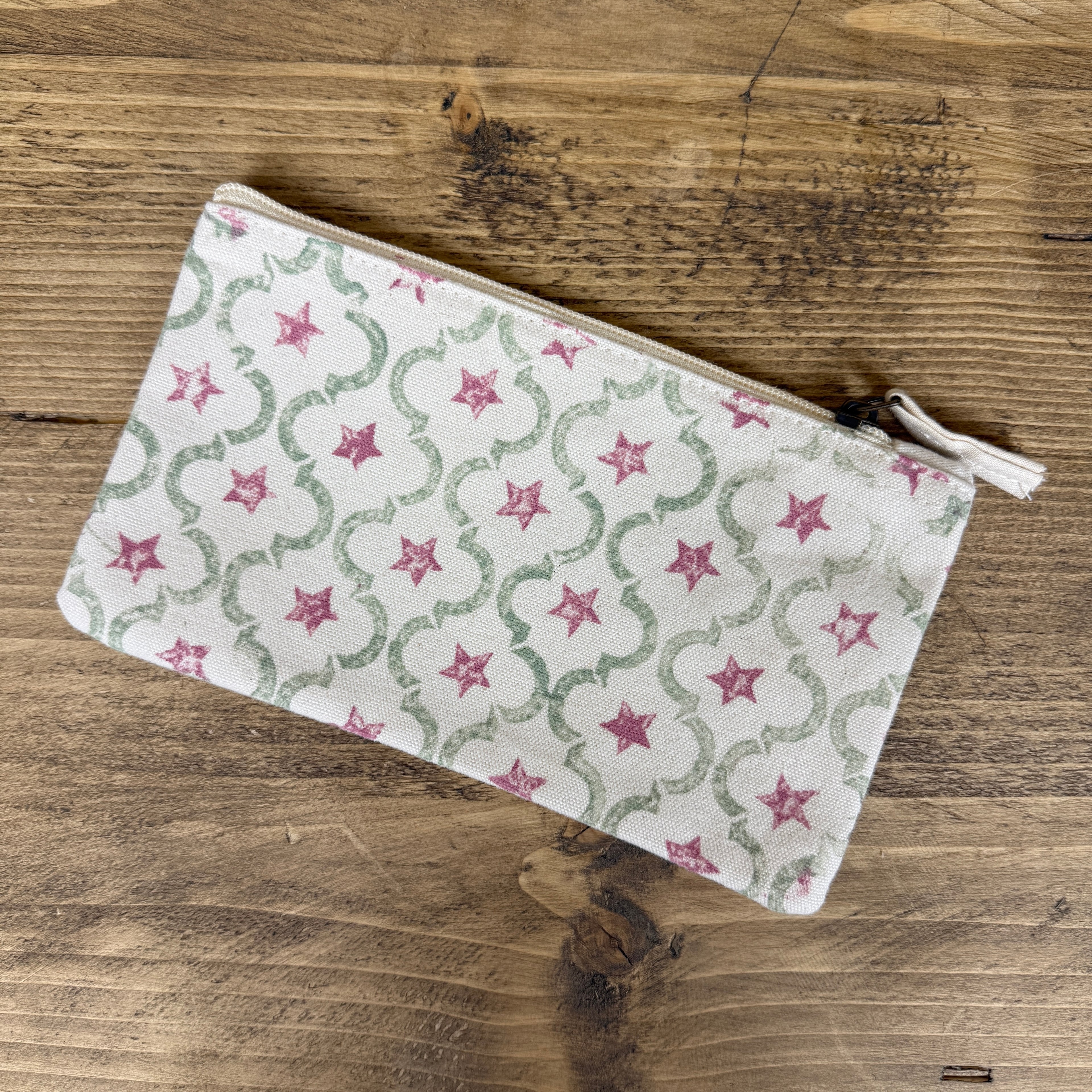 Rose and Sage Vines Land Rover Small Pouch