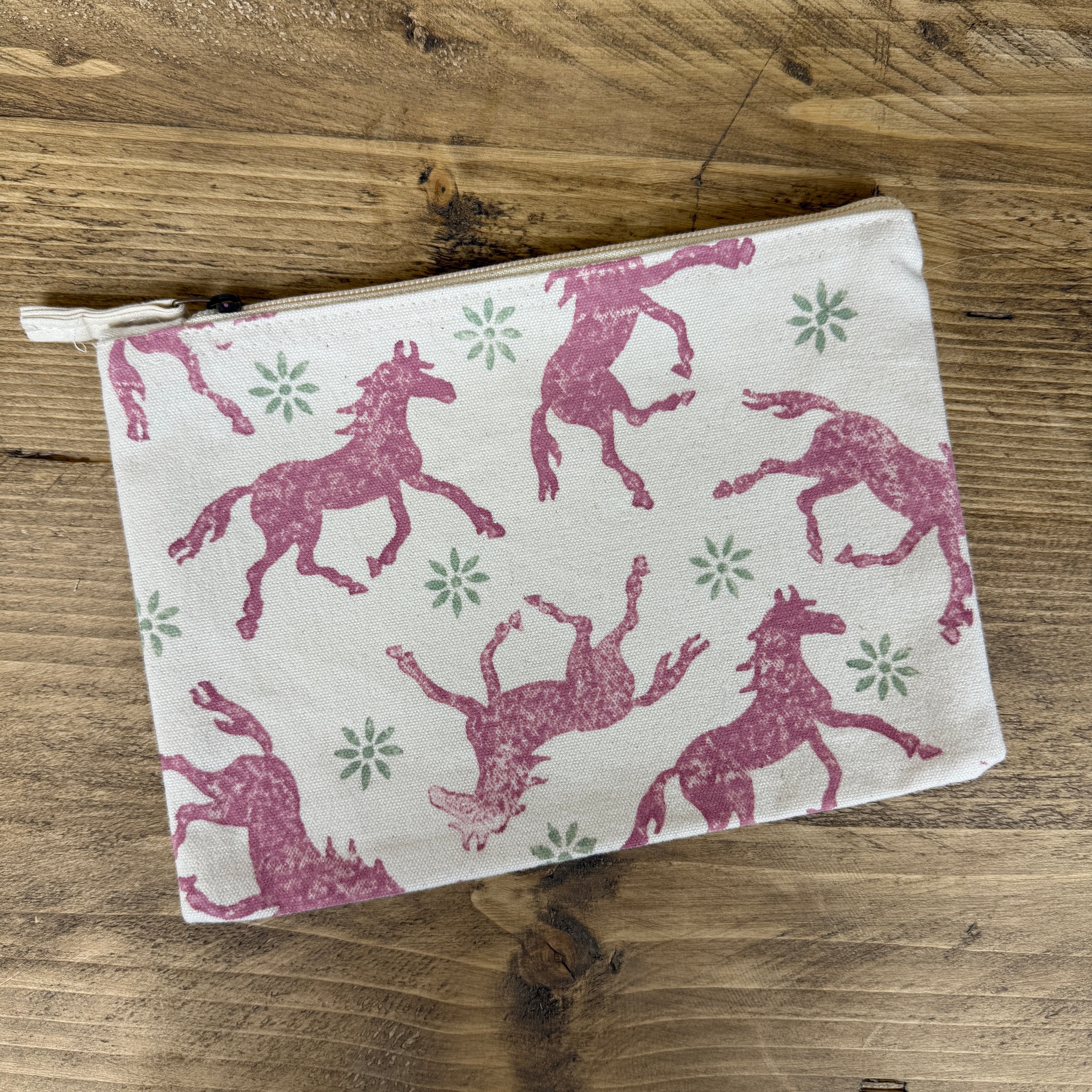 Rose Trotting Pony Medium Pouch