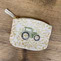 Yellow and Green Vines Tractor Coin Purse