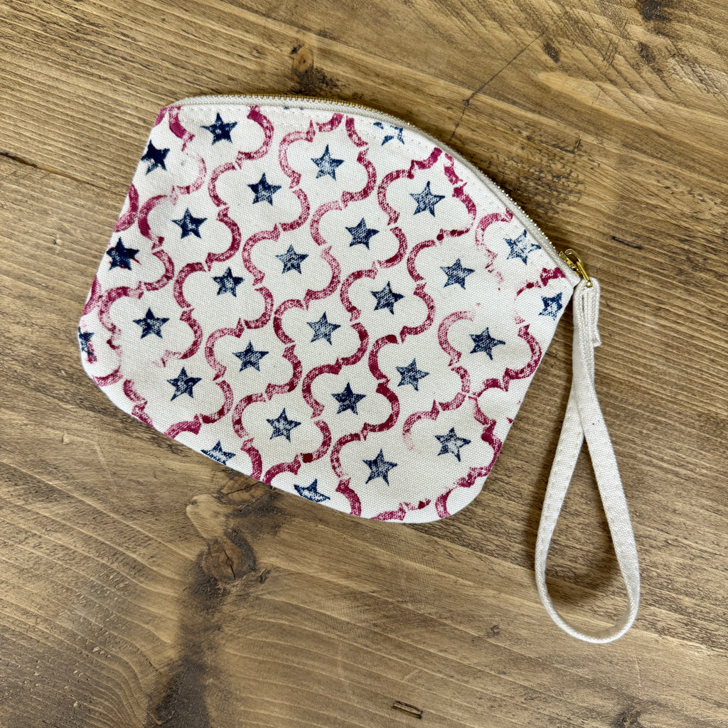 Raspberry Labrador Small Clutch Bag