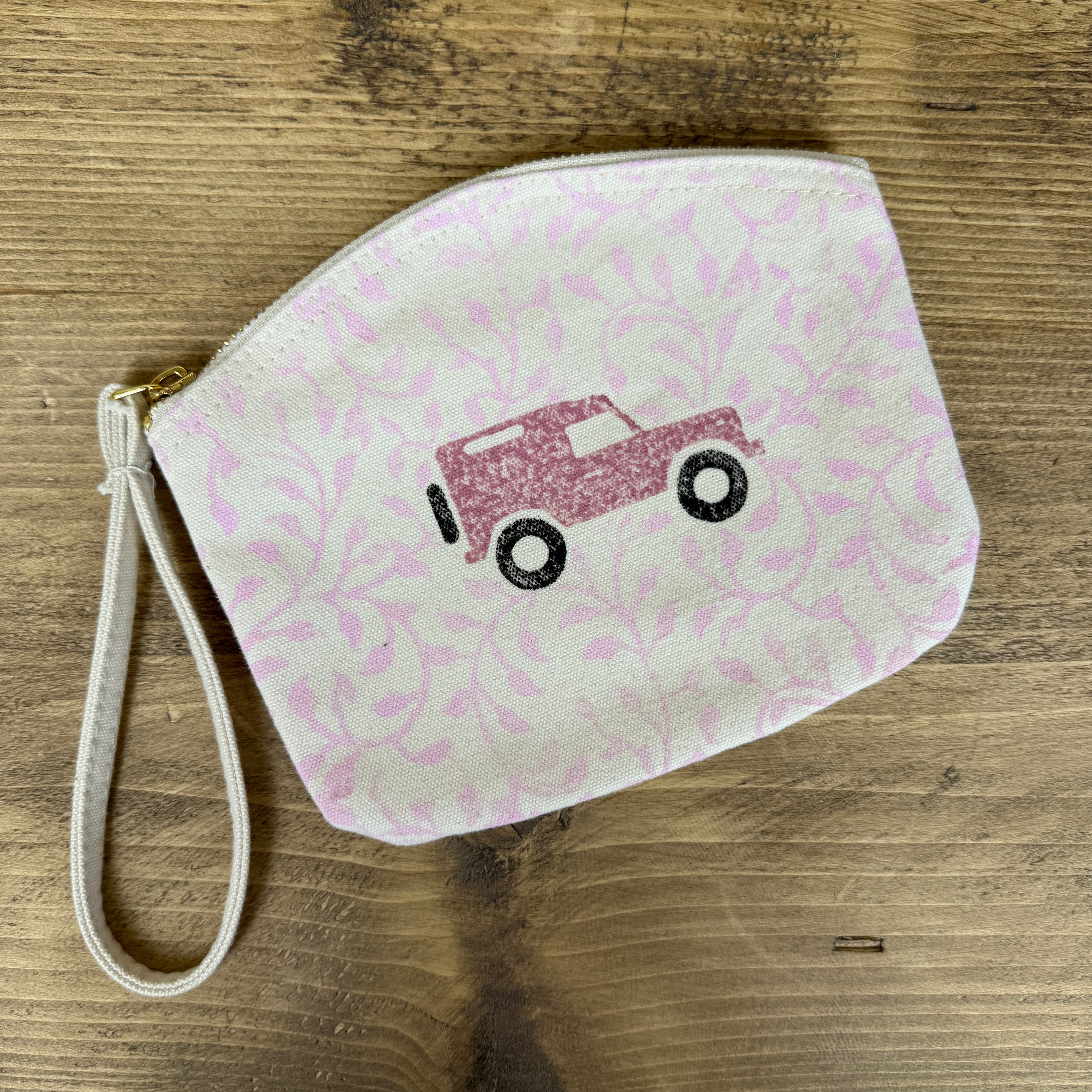 Pink Vines Land Rover Small Clutch Bag