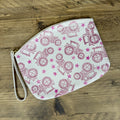 Rose Random Tractors Large Clutch Bag