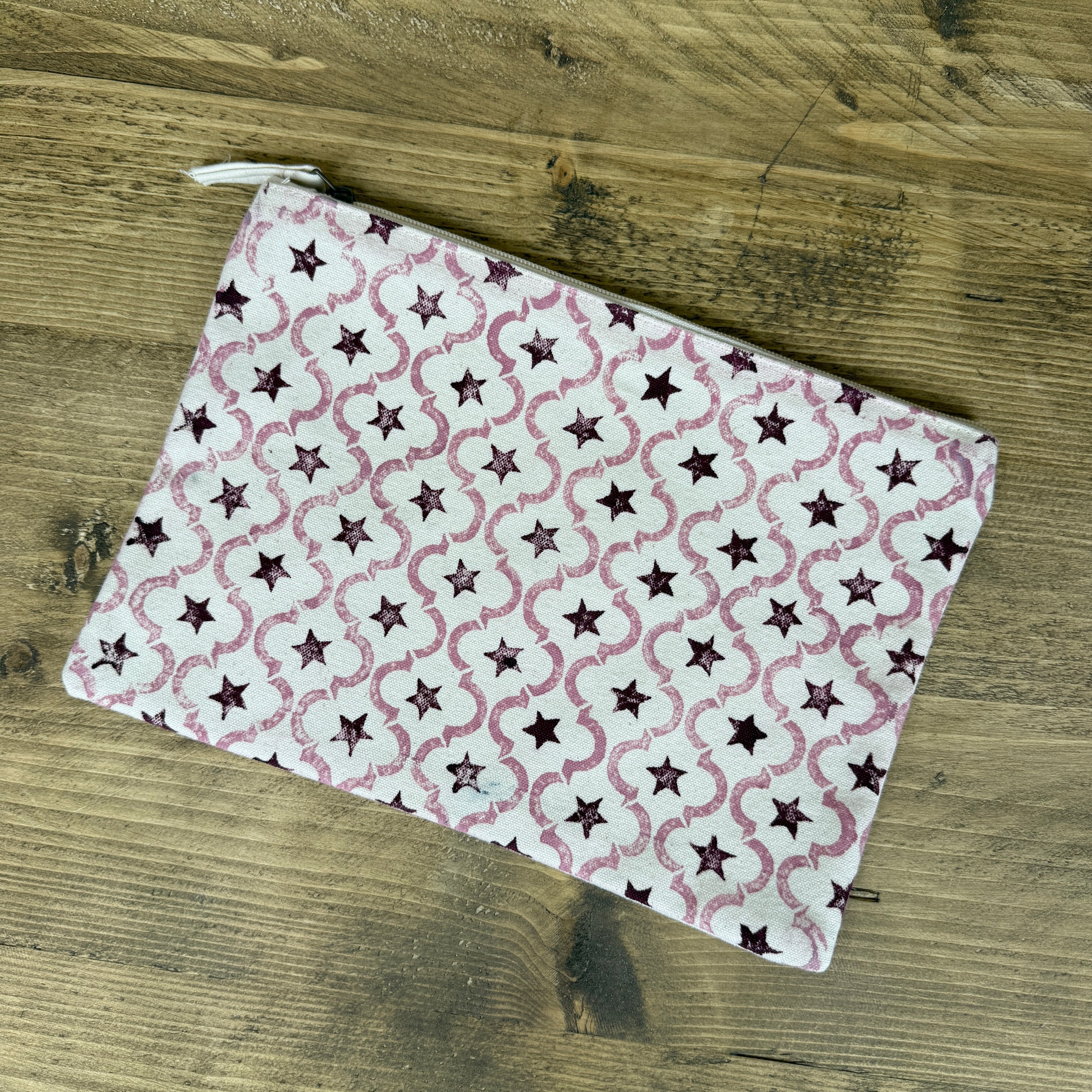Stripey Tractor Large Pouch