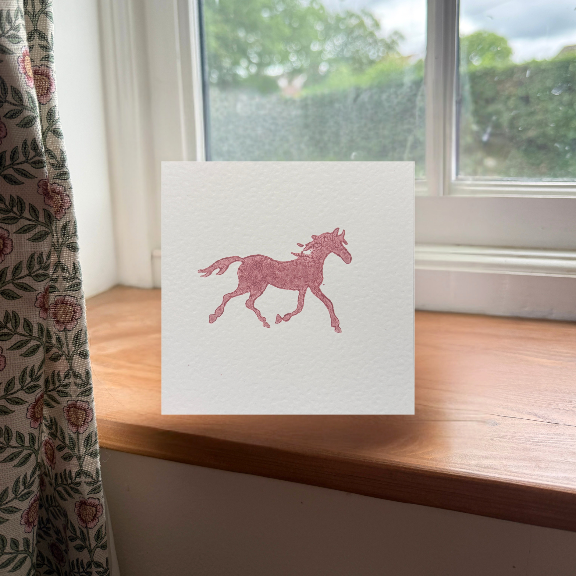 Rose Pony Greeting Card