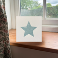 Baby Blue Star Greeting Card