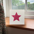 Raspberry Star Greeting Card