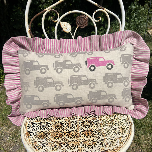 The Classic Land Rover Cushion