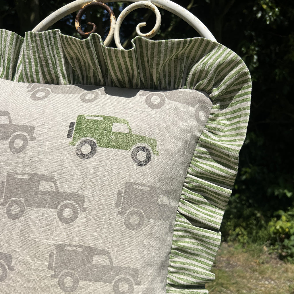 The Classic Land Rover Cushion