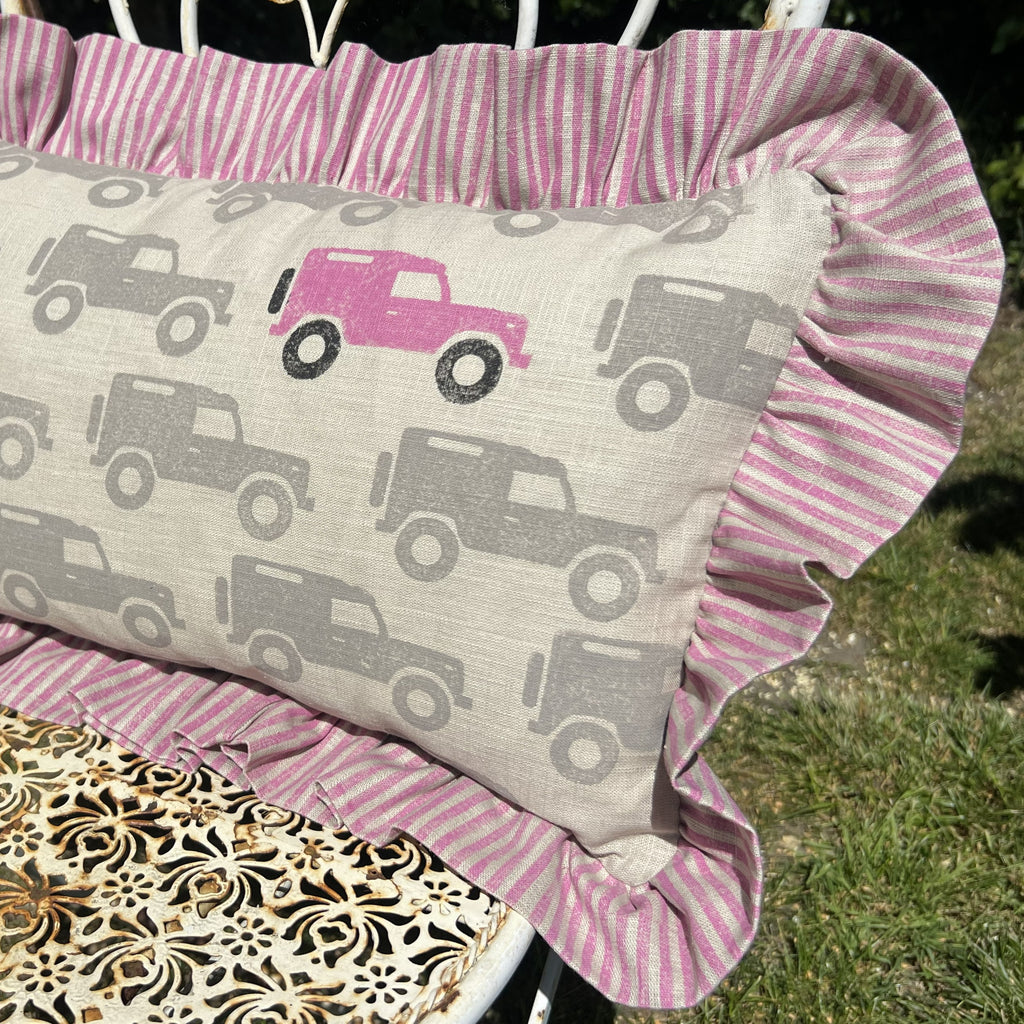 The Classic Land Rover Cushion