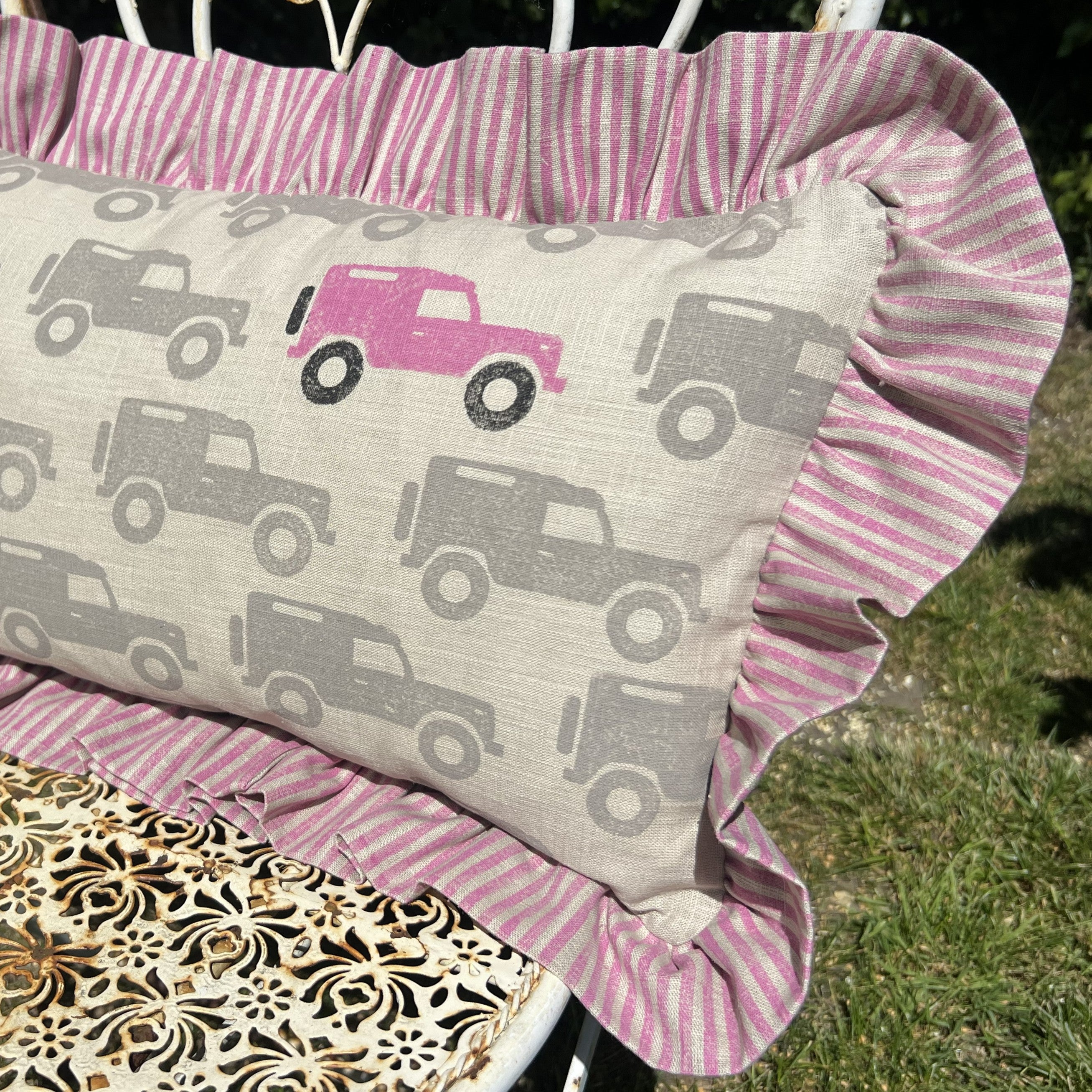 The Classic Land Rover Cushion