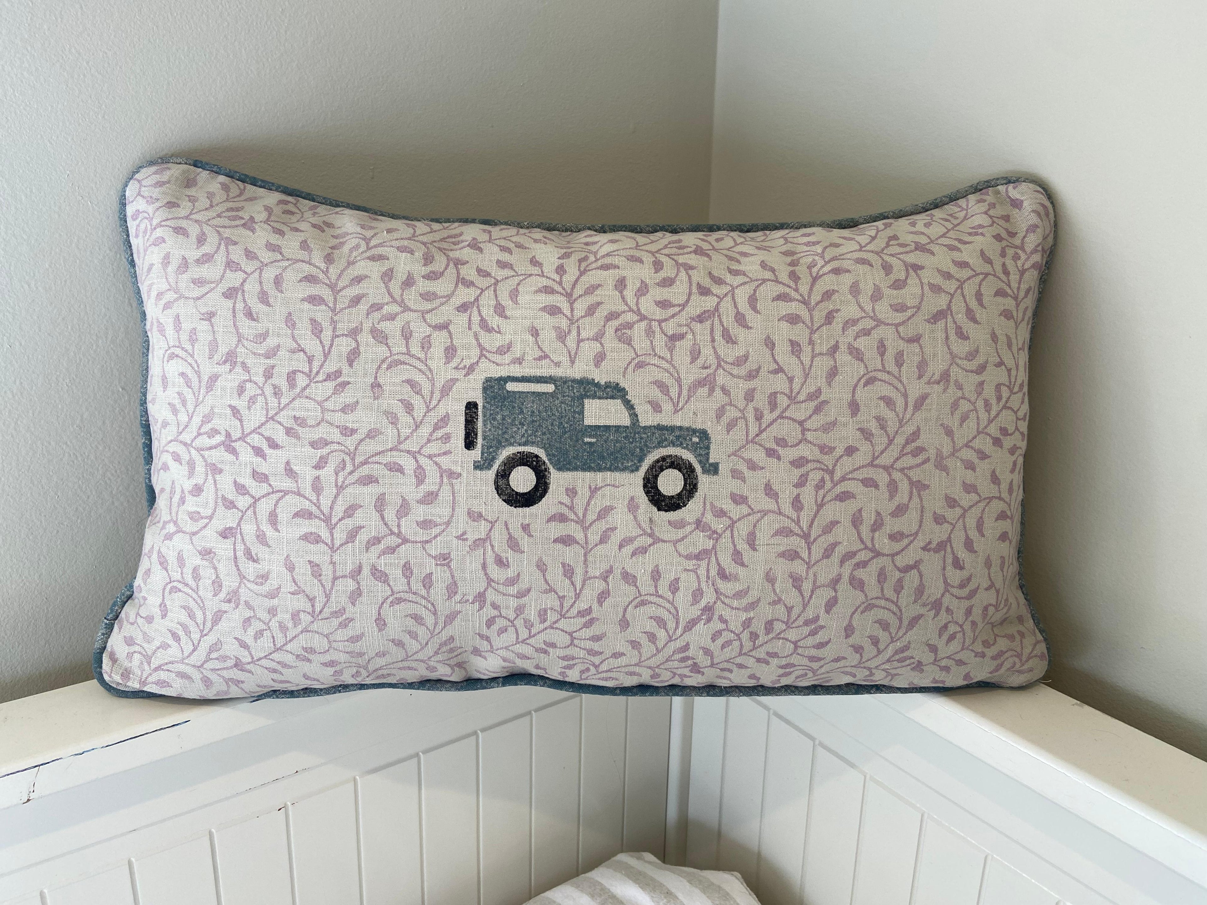 The Vines Land Rover Cushion